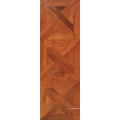 8.3mm E1 AC3 HDF Woodgrain Texture Teak Waxed Edged Laminate Floor